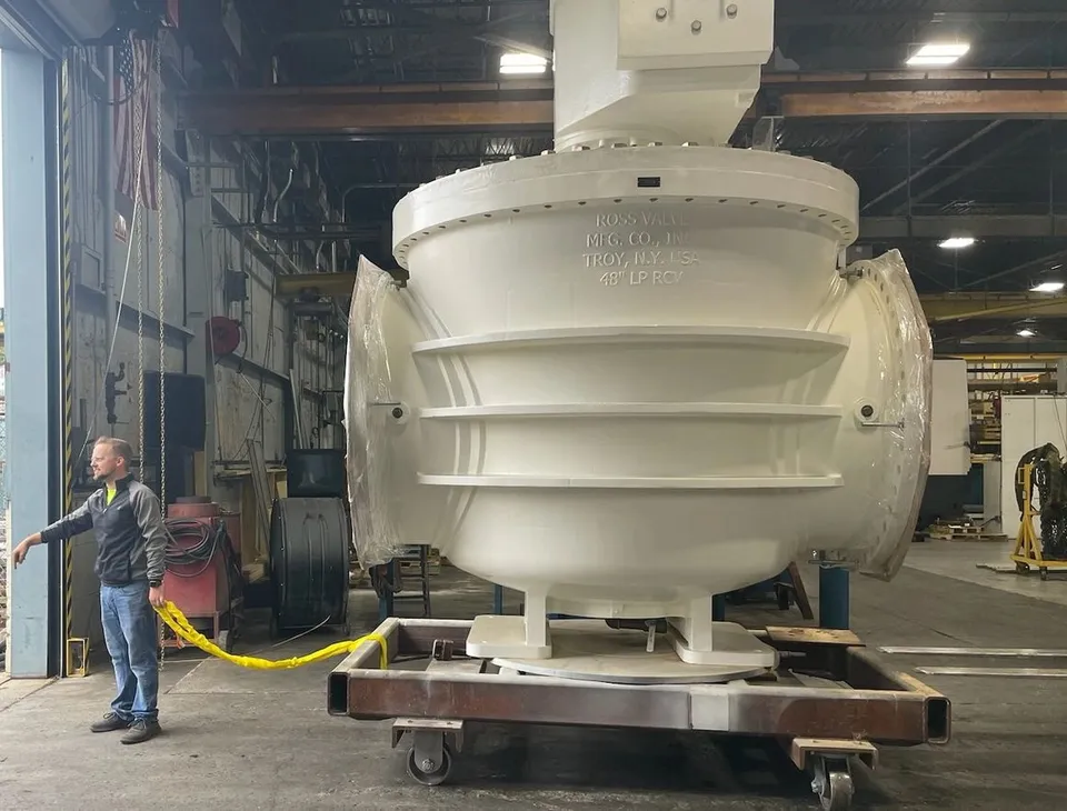 Large Ross control valve from the B&K project gallery