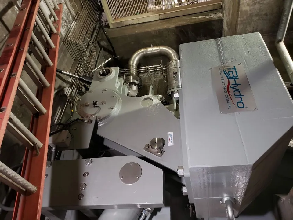 TB Hydro turbine guard valve installation from the B&K project gallery